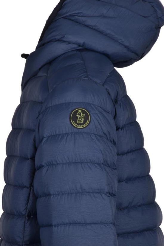  Centogrammi 자켓 나일론 다운 재킷 지퍼 클립 - 파란색 - OTHER BRANDS