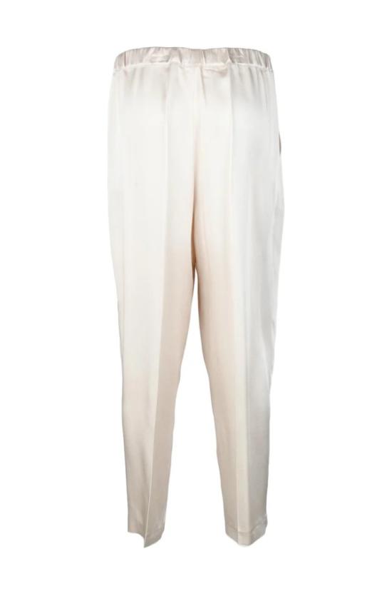  리비아나 콘티 스트레이트 팬츠 우아한 바지 - 베이지색 - LIVIANA CONTI