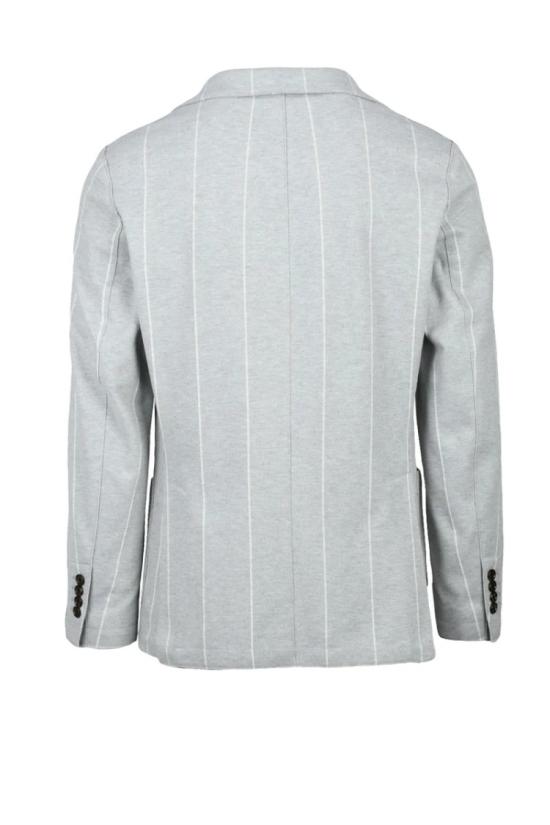  일레븐티 자켓 부드러운 블레이저 (폴리에스터 비스코스 소재) - 라이트 그레이 - ELEVENTY