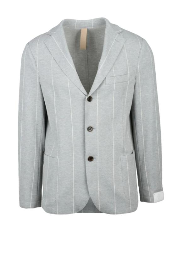  일레븐티 자켓 부드러운 블레이저 (폴리에스터 비스코스 소재) - 라이트 그레이