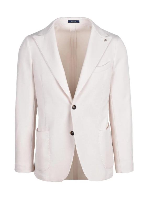  Luca Bertelli 자켓 둥근 재킷 - 흰색