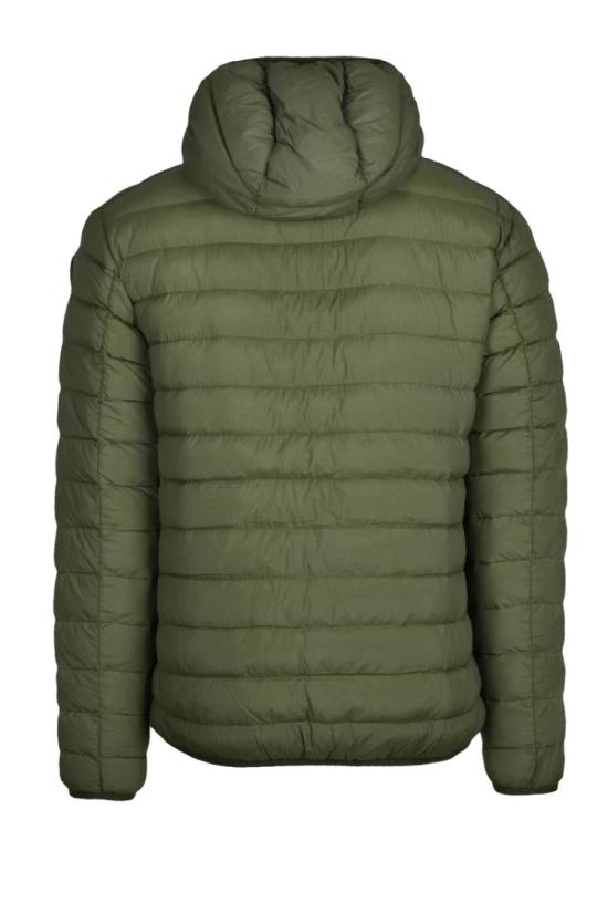  Centogrammi 자켓 나일론 다운 재킷 지퍼 클립 - 녹색 - OTHER BRANDS