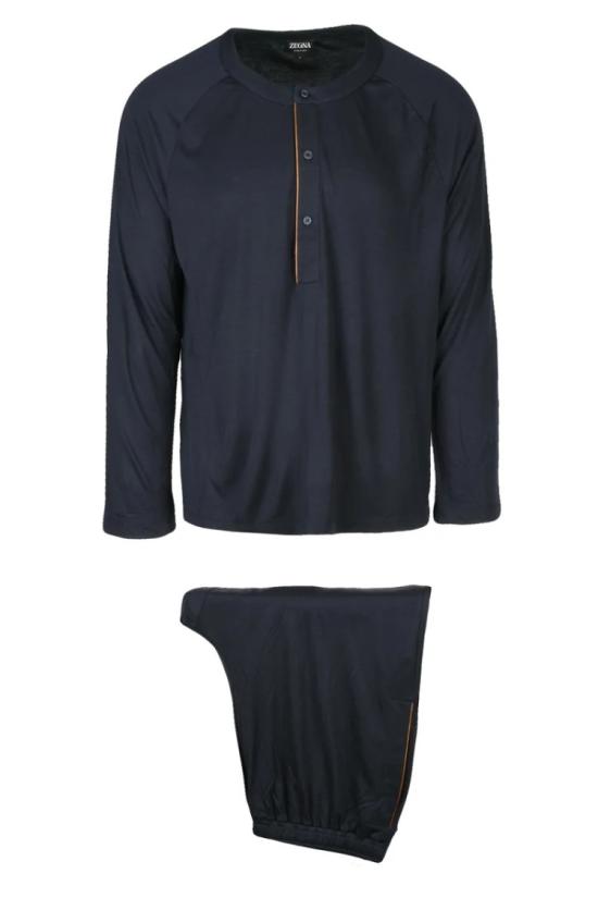  에르메네질도제냐 라운지 웨어 라이크라 소재 파자마 세트