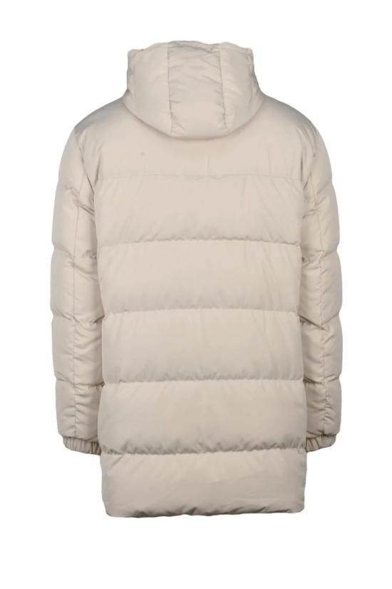  일레븐티 자켓 긴 다운 재킷 (폴리에스터) - 베이지 - ELEVENTY