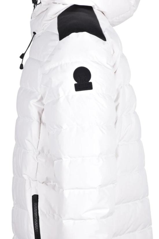  체세 자켓 폴리에스터 다운 집업 재킷 - 화이트 - CIESSE