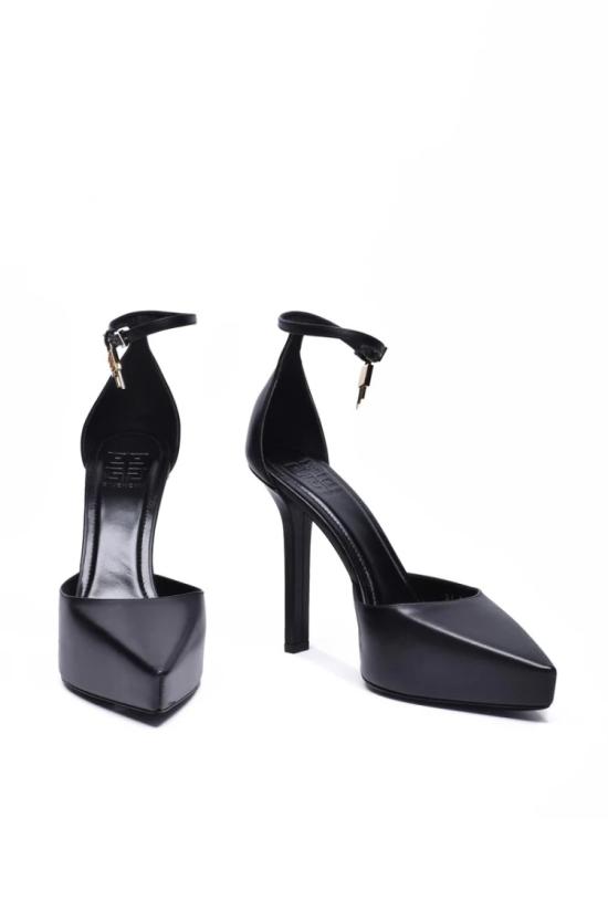  지방시 힐/펌프스 플랫폼 펌프스 가죽 12.5cm 굽 - 블랙 - GIVENCHY