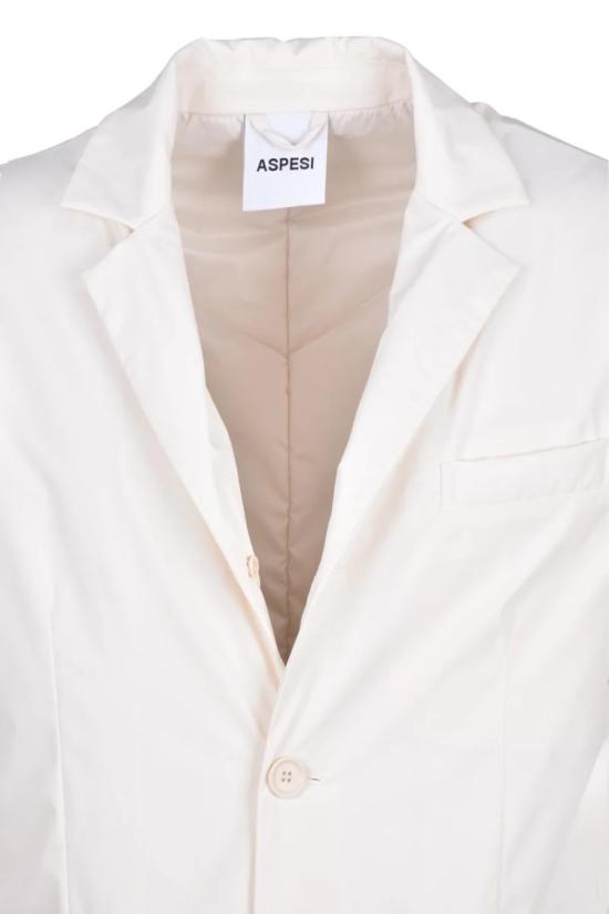  아스페시 자켓 버튼 재킷 - 화이트 - ASPESI