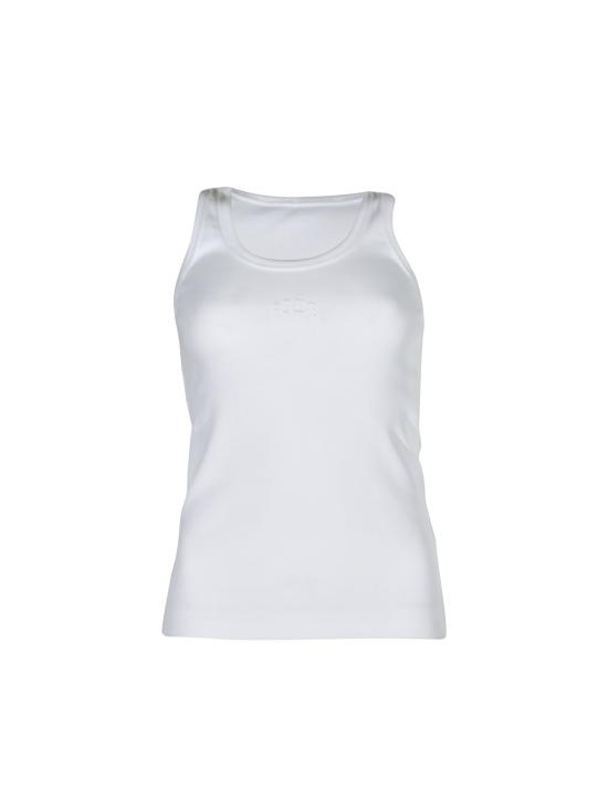 26SS 지씨디에스 민소매 티셔츠 C1WEQC050J103 100 Optic white