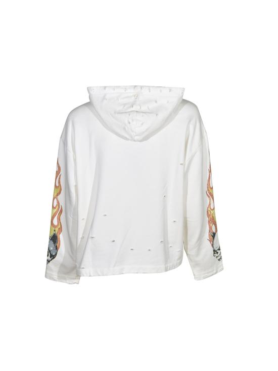 26SS 지씨디에스 후드 티셔츠 C1MWQE129F034 100 Optic white - GCDS