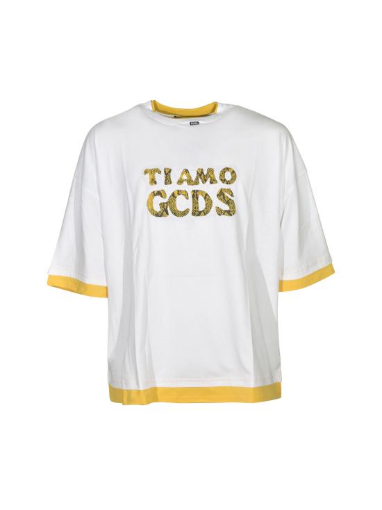 26SS 지씨디에스 반팔 티셔츠 C1MBQC068J080 100 Optic white
