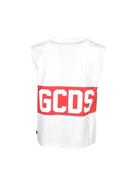 26SS 지씨디에스 민소매 티셔츠 Z0MLQC104J101 100 Optic white - GCDS