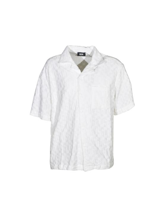 26SS 지씨디에스 반팔 셔츠 C1MBQH172T078 100 Optic white