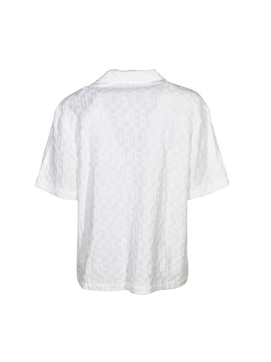 26SS 지씨디에스 반팔 셔츠 C1MBQH172T078 100 Optic white - GCDS