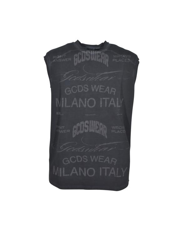 26SS 지씨디에스 민소매 티셔츠 C1MBQE131F034 999 Black