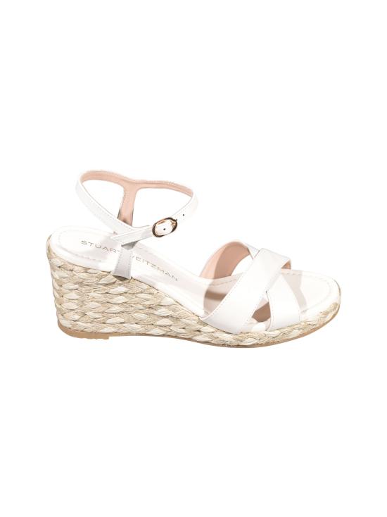 26SS 스튜어트 와이츠먼 샌들 DAYNA ESPADRILLE WDG CREAM White