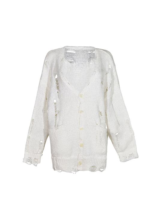 26SS 알13 가디건 R13WY198 Y110B WHITE White