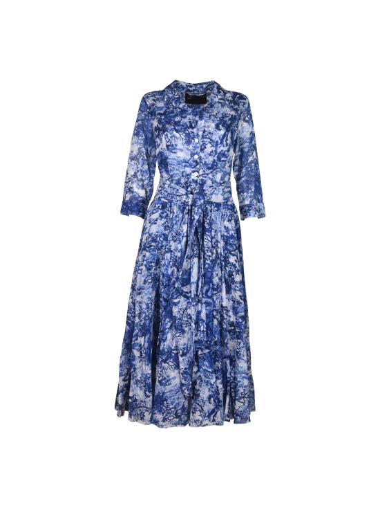 26SS 사만다 성 미디 원피스 ASTER COBALT Blue