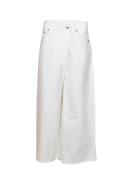 26SS 알13 데님 팬츠 R13WD219 D451B WHITE White