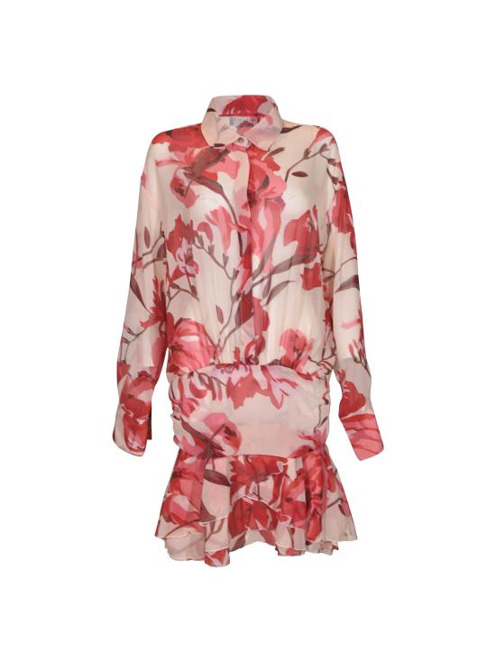 26SS 키아라보니 미디 원피스 ABCESDRAAGGSHZP STS744V1 Pink