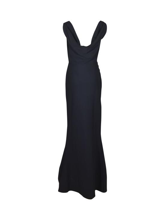 26SS 키아라보니 롱 원피스 ABLAJOURLONG BS 37 Black - CHIARA BONI