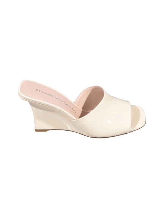 26SS 스튜어트 와이츠먼 뮬/슬리퍼 VINNIE WEDGE MULE 85 LINEN Linen