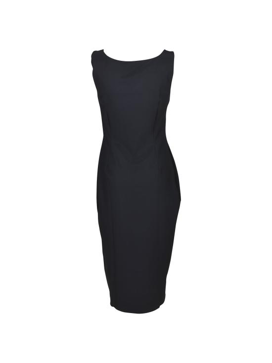 26SS 키아라보니 미디 원피스 ABCGILIASJE 37 Black - CHIARA BONI