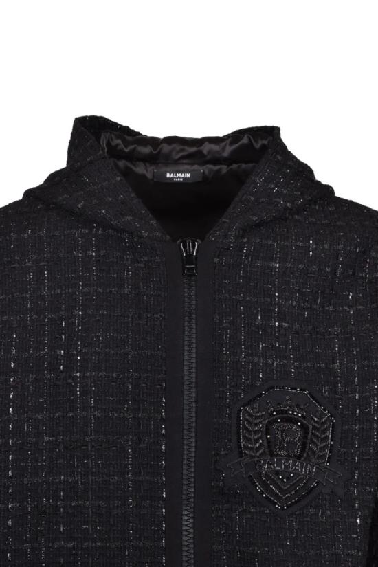  발망 자켓 부클 재킷 - 블랙 - BALMAIN