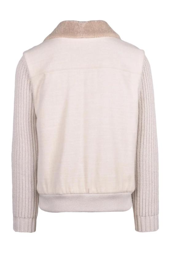  일레븐티 자켓 울 소재 코트 지퍼형 - 베이지색 - ELEVENTY