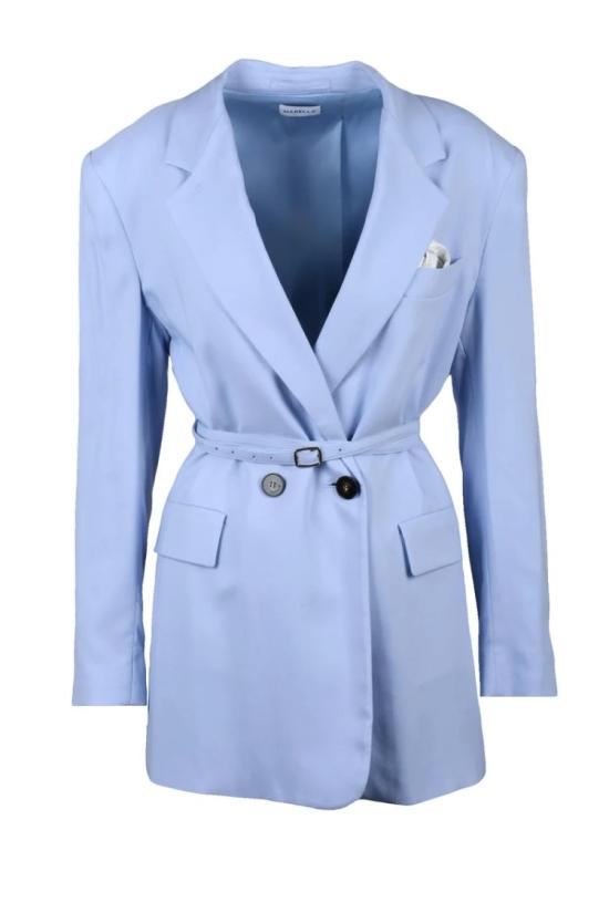 25SS 마렐라 자켓 더블 브레스트 재킷 - 라이트 블루