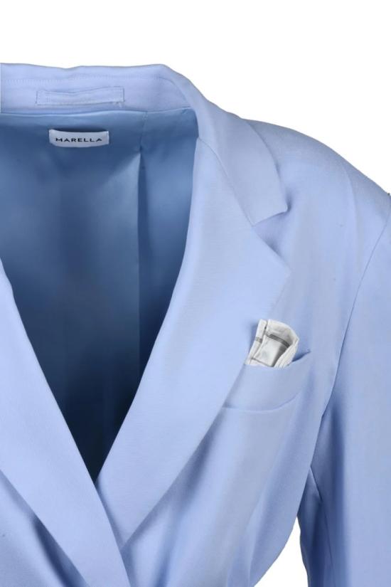 25SS 마렐라 자켓 더블 브레스트 재킷 - 라이트 블루 - MARELLA