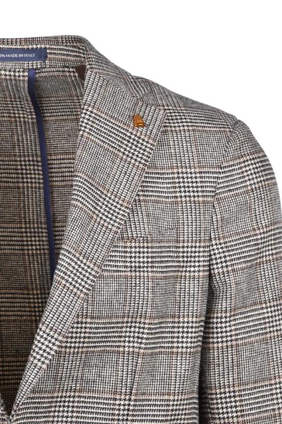  사르토리아 라토레 자켓 맞춤형 체크무늬 베이지 재킷 - SARTORIA LATORRE