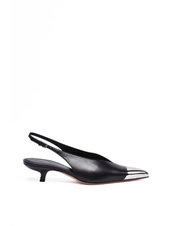  스포트막스 힐/펌프스 샤넬 스트랩 펌프스 - 블랙