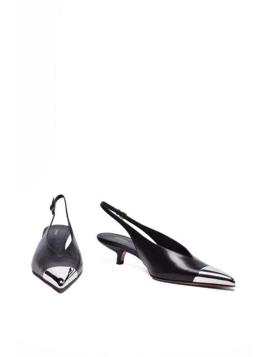  스포트막스 힐/펌프스 샤넬 스트랩 펌프스 - 블랙 - SPORTMAX