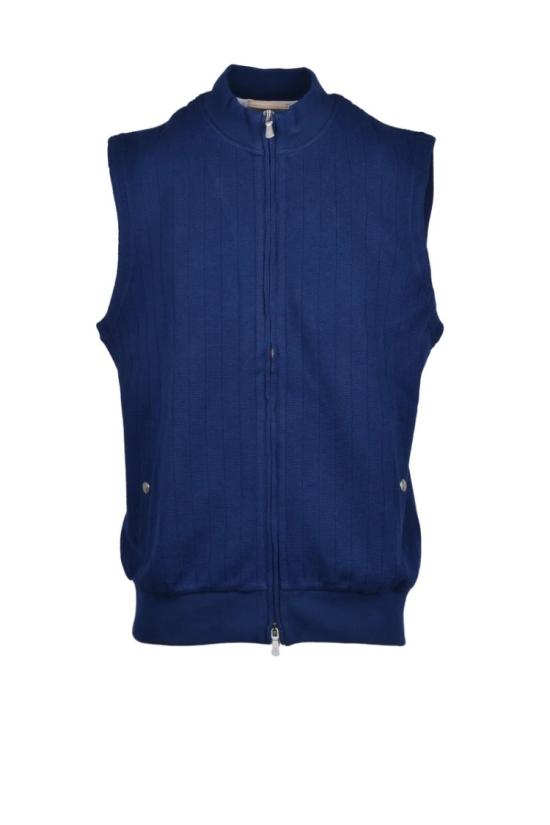  일레븐티 자켓 면 조끼 - 파란색