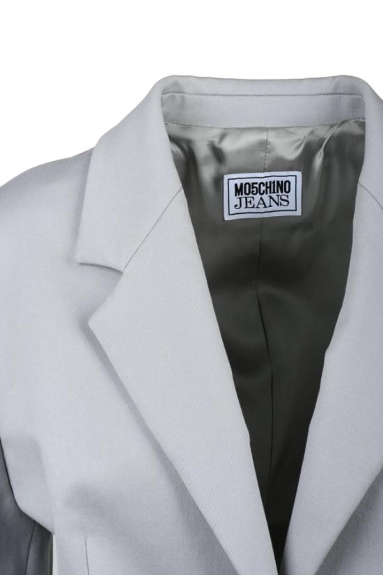 25SS 모스키노 자켓 슬림핏 재킷 (버튼형) - 회색 - MOSCHINO