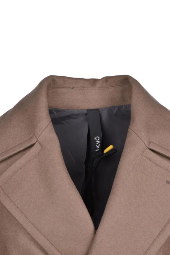  헤보 자켓 구조화되지 않은 코트 - 갈색 - HEVO