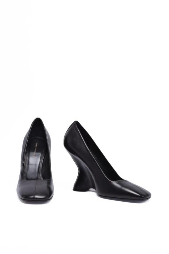  드리스 반 노튼 힐/펌프스 굽이 덮인 펌프스 - 블랙 - DRIES VAN NOTEN