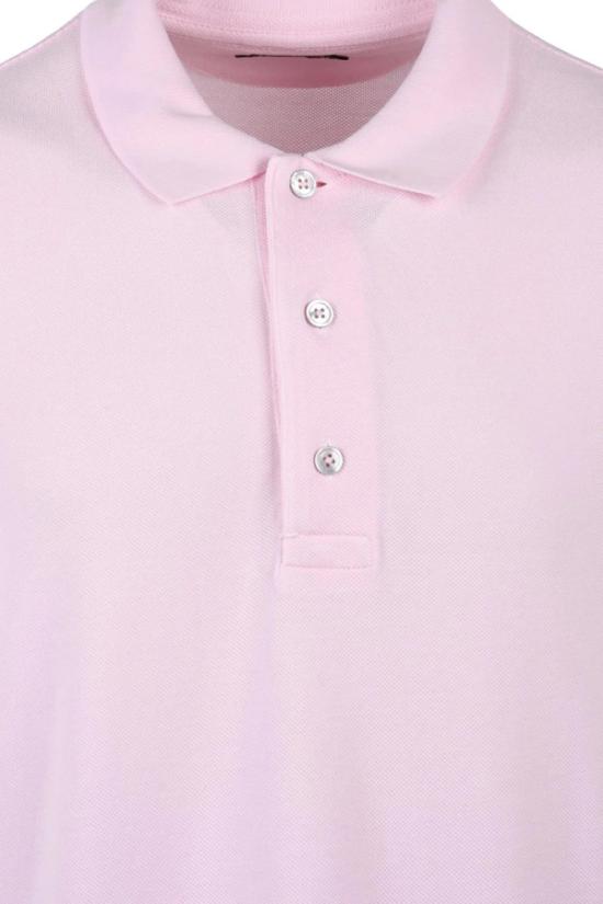 25SS 톰포드 폴로 티셔츠 폴로 셔츠 - 핑크 - TOMFORD