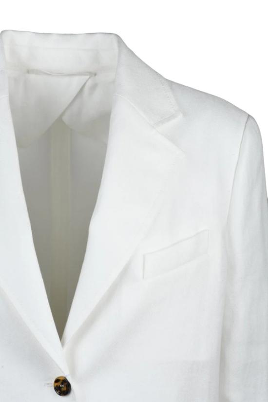 25SS 막스마라 자켓 린넨 재킷 - 화이트 - MAX MARA