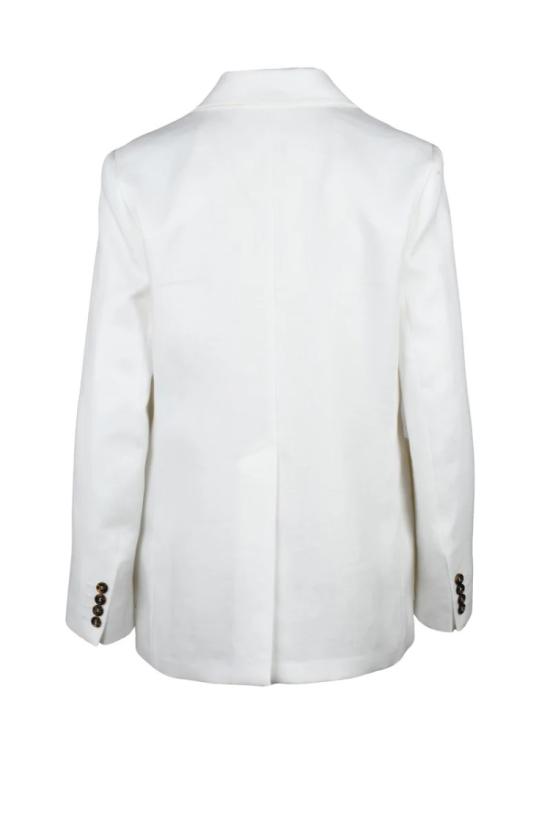 25SS 막스마라 자켓 린넨 재킷 - 화이트 - MAX MARA