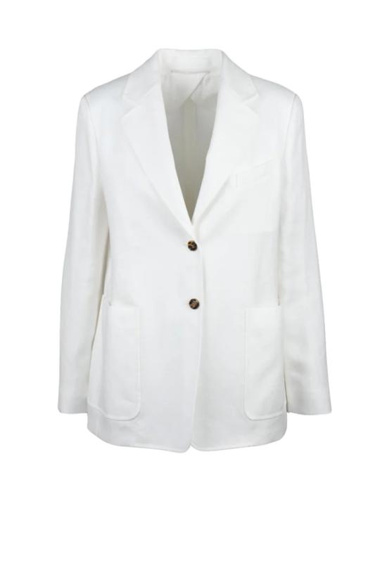 25SS 막스마라 자켓 린넨 재킷 - 화이트