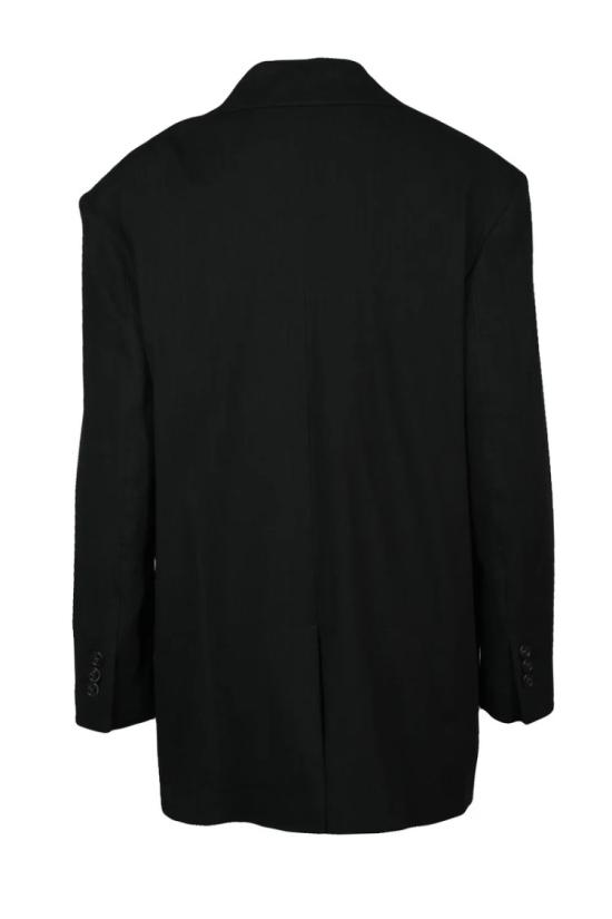 25SS Ratajkowski X Marella 자켓 린넨 비스코스 블레이저 - 블랙 - OTHER BRANDS