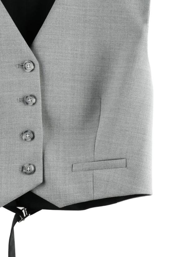  스포트막스 자켓 버진 울 베스트 - 그레이 - SPORTMAX