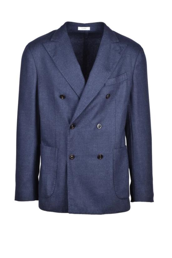  볼리올리 자켓 더블 브레스트 재킷 - 블루