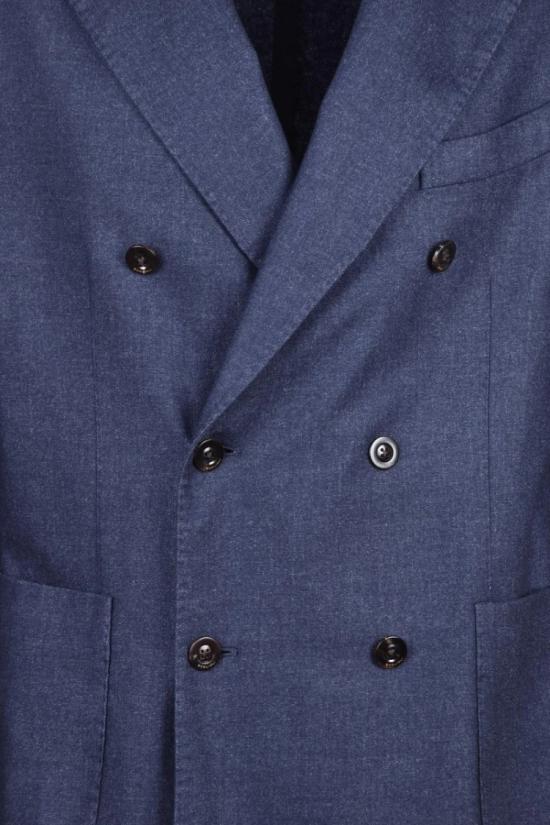  볼리올리 자켓 더블 브레스트 재킷 - 블루 - BOGLIOLI