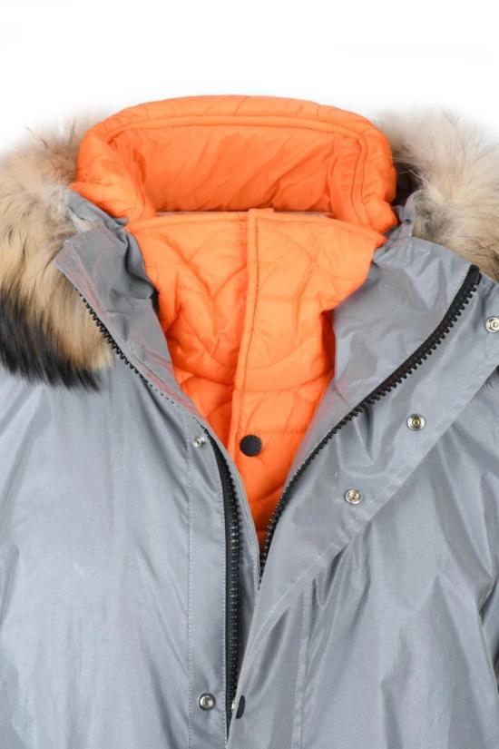  폴앤샤크 자켓 파카 리플렉스 에보 그레이 탈착식 퍼 - PAUL & SHARK