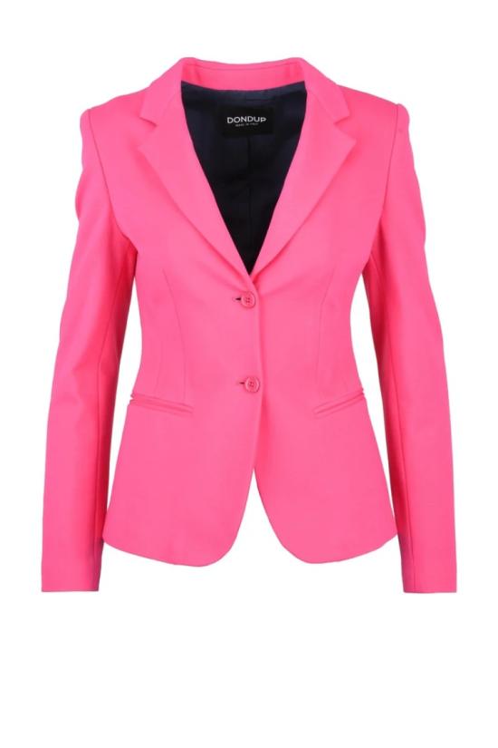  돈답 자켓 슬림핏 블레이저 - 푸시아