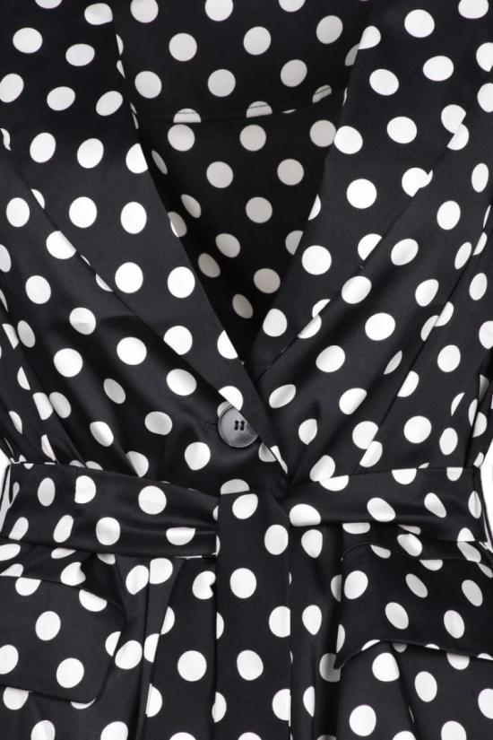 25SS 마렐라 자켓 리비아 1 재킷 - 블랙/화이트 - MARELLA