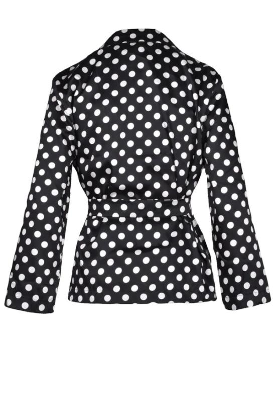 25SS 마렐라 자켓 리비아 1 재킷 - 블랙/화이트 - MARELLA