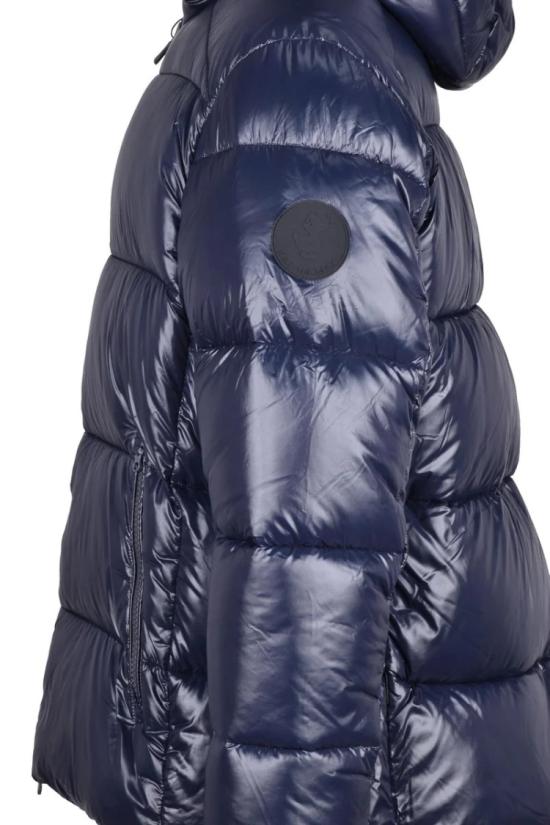  세이브더덕 자켓 지퍼 달린 다운 재킷 - 블루 - SAVE THE DUCK